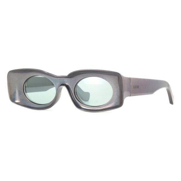 New LOEWE x Paula's Ibiza Grey Round LW40033I 05X Sunglasses Women - Picture 1 of 4